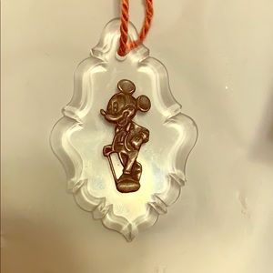 🌹3/$20🌹🌹Sterling silver Crystal Mickey Mouse ornament